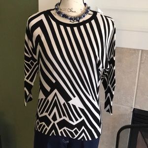 Black and White Sweater